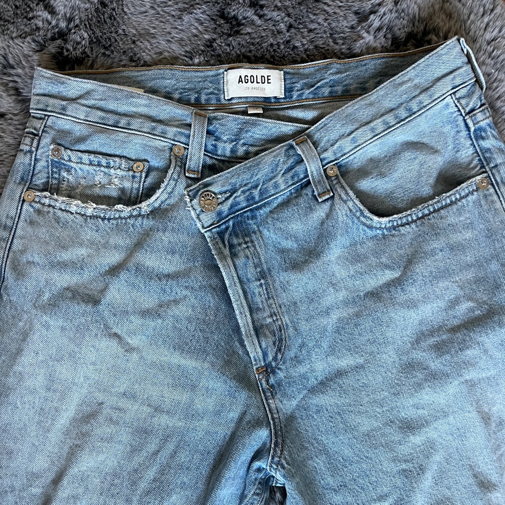 AGOLDE CRISSCROSS jeans